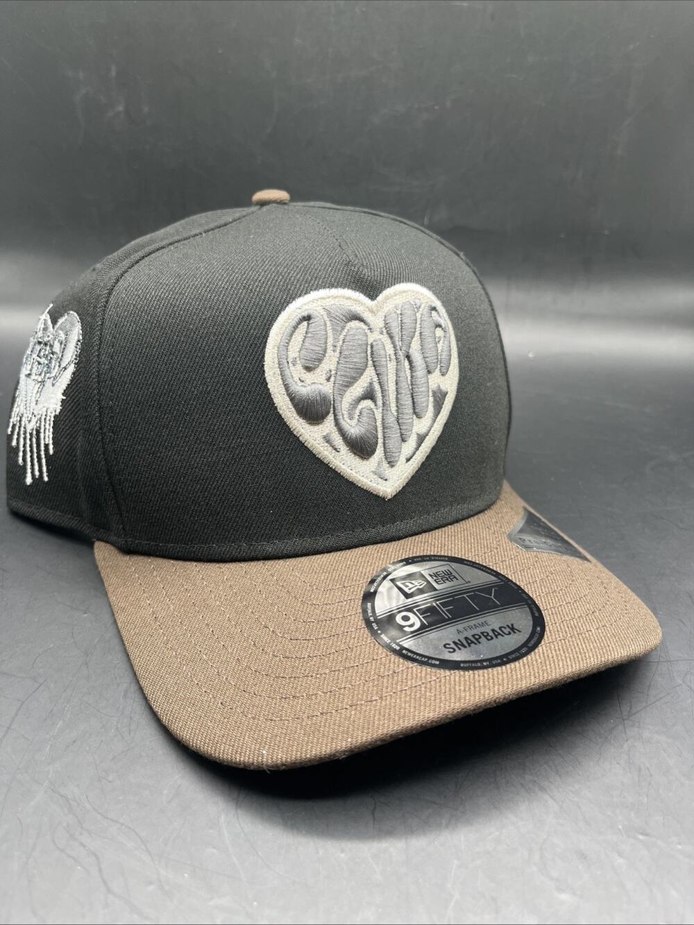NEW ERA CAP HERENCIA DE PATRONES Black Brown Gray Baseball SnapBack Hat 9fifty